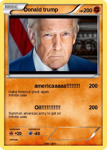 Pokemon Donald trump