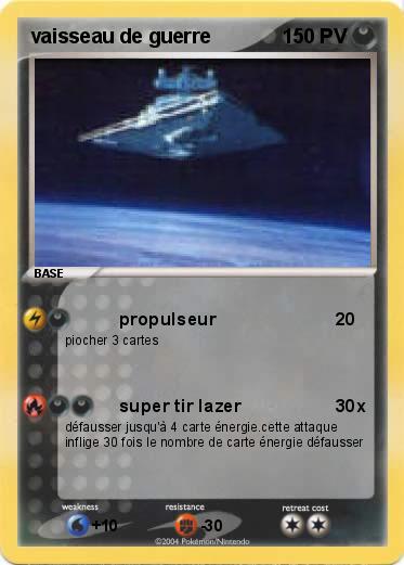 Pokemon vaisseau de guerre