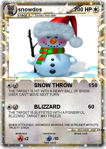 Pokemon snowdos