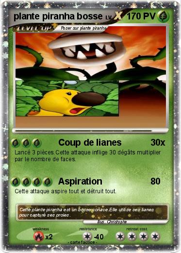 Pokemon plante piranha bosse