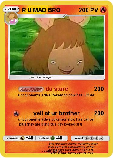 Pokemon R U MAD BRO