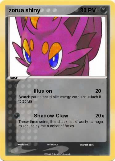 Pokemon zorua shiny