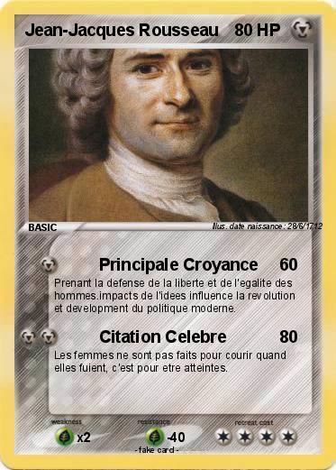 Pokemon Jean-Jacques Rousseau