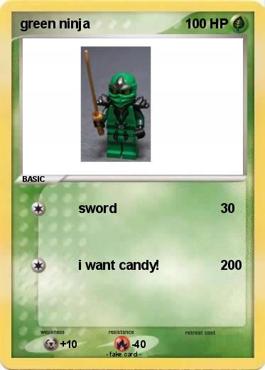 Pokemon green ninja