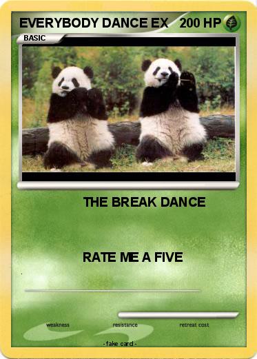 Pokemon EVERYBODY DANCE EX