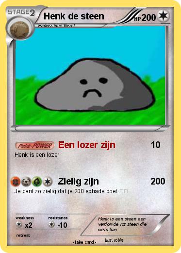Pokemon Henk de steen