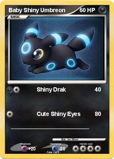 Pokemon Baby Shiny Umbreon