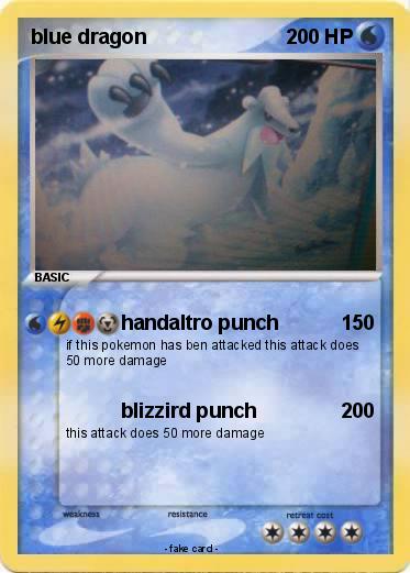 Pokemon blue dragon