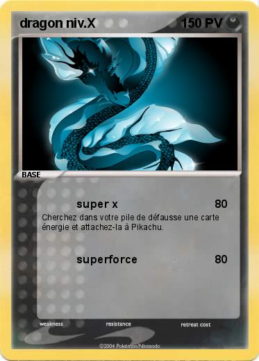 Pokemon dragon niv.X