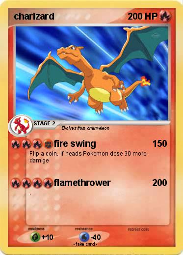 Pokemon charizard