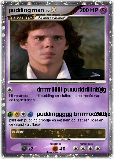 Pokemon pudding man