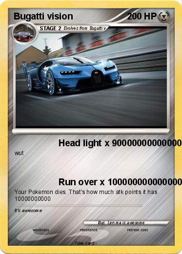 Pokemon Bugatti vision