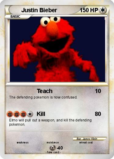 Pokemon Justin Bieber