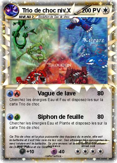 Pokemon Trio de choc niv.X