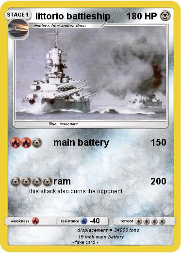 Pokemon littorio battleship