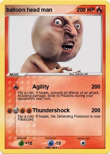 Pokemon balloon head man