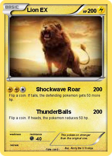 Pokemon Lion EX
