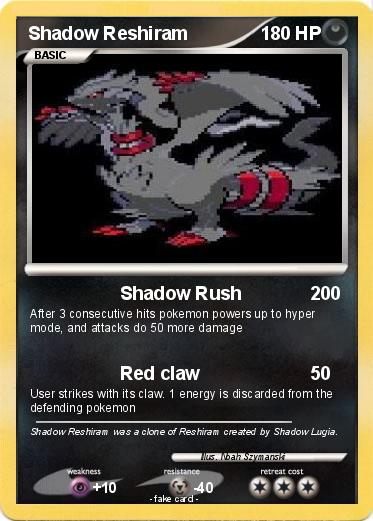 Pokemon Shadow Reshiram