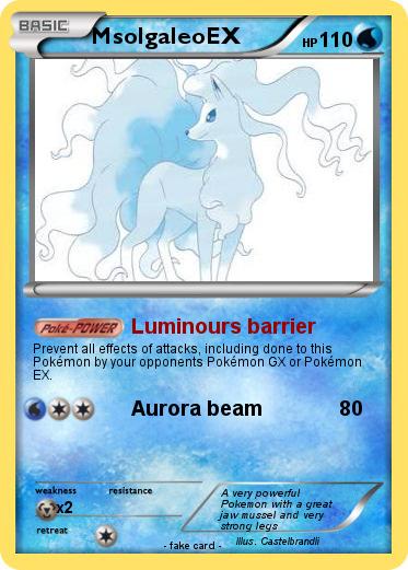 Pokemon MsolgaleoEX