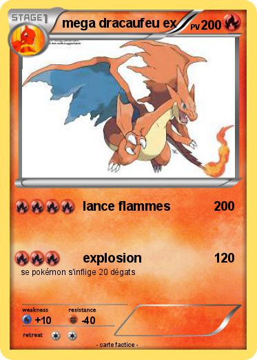Pokemon mega dracaufeu ex