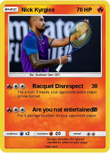 Pokemon Nick Kyrgios