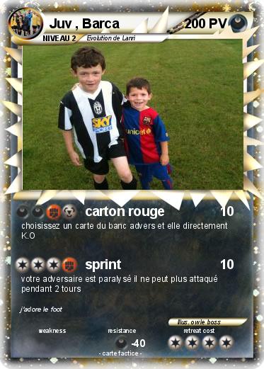 Pokemon Juv , Barca