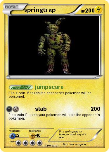 Pokemon springtrap