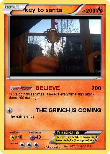 Pokemon key to santa