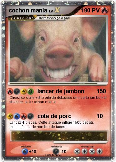 Pokemon cochon mania