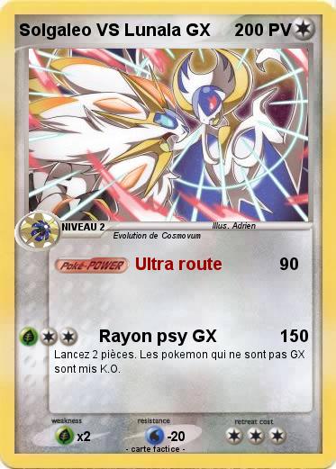 Pokemon Solgaleo VS Lunala GX