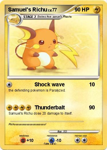 Pokemon Samuel's Richu