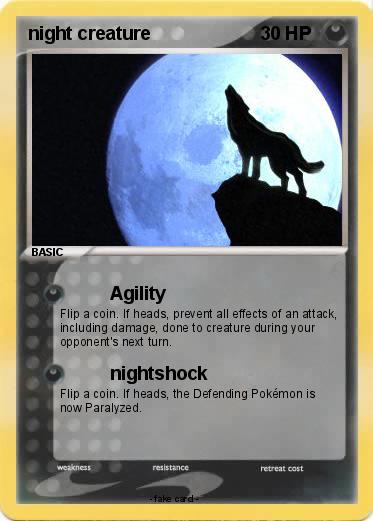 Pokemon night creature