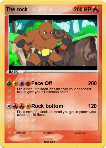 Pokemon The rock