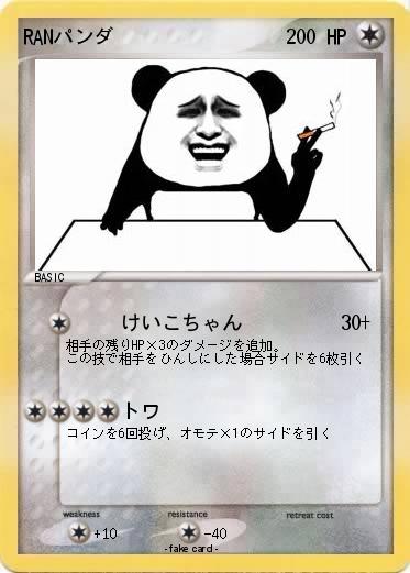 Pokemon RANパンダ