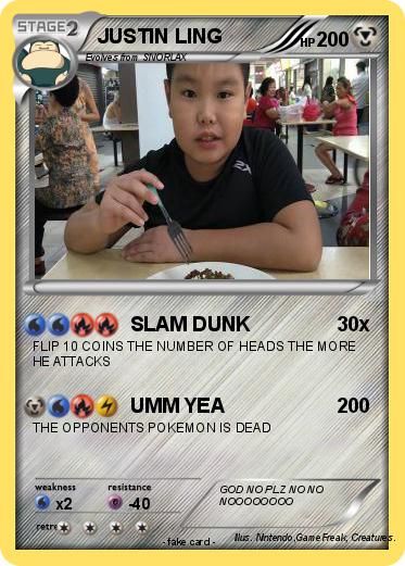 Pokemon JUSTIN LING