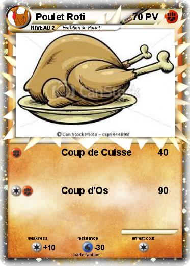 Pokemon Poulet Roti