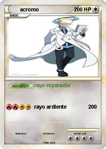 Pokemon acromo