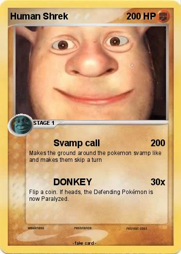 Pokemon Human Shrek