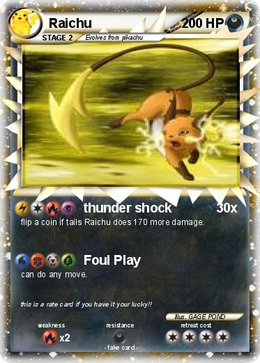 Pokemon Raichu