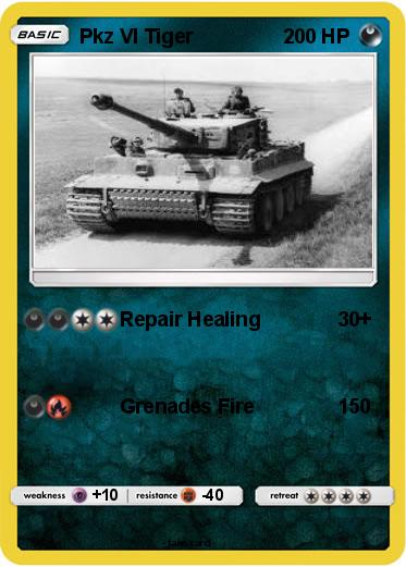 Pokemon Pkz VI Tiger