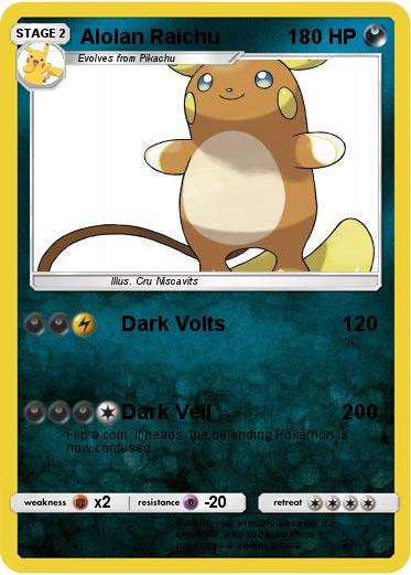 Pokemon Alolan Raichu