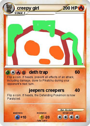Pokemon creepy girl