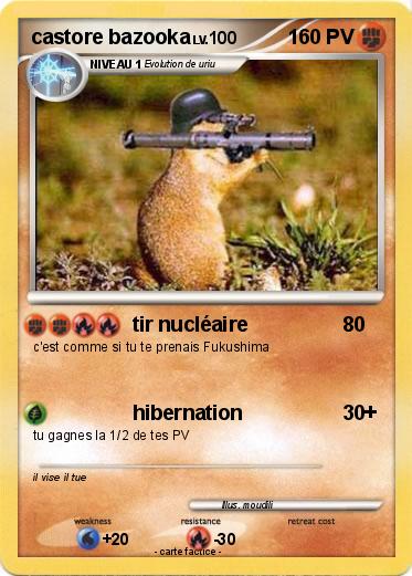 Pokemon castore bazooka