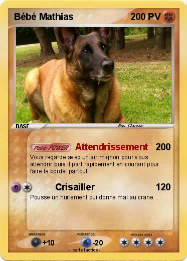 Pokemon Bébé Mathias