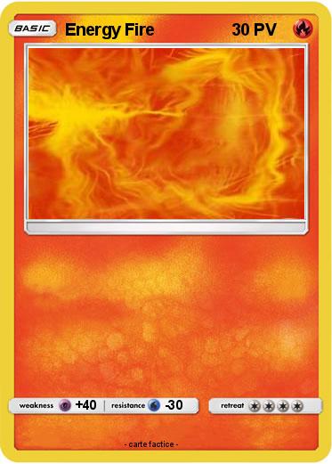 Pokemon Energy Fire