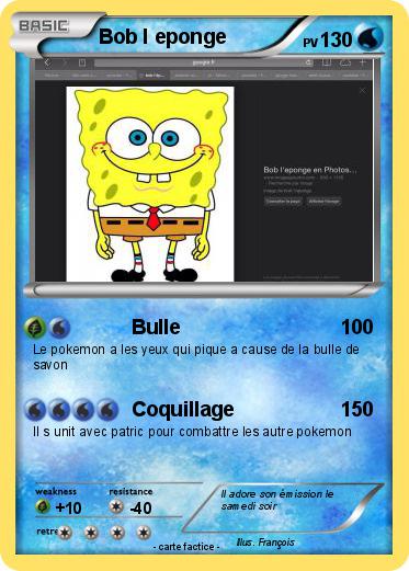 Pokemon Bob l eponge