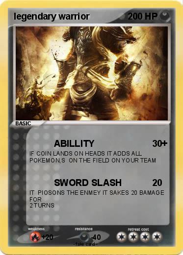 Pokemon legendary warrior
