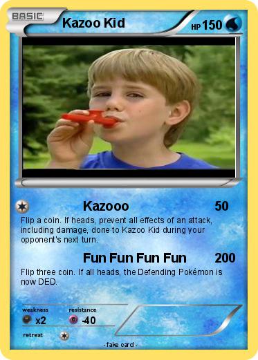 Pokemon Kazoo Kid