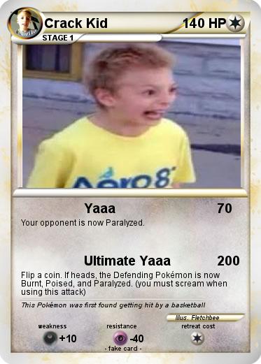 Pokemon Crack Kid