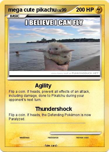 Pokemon mega cute pikachu